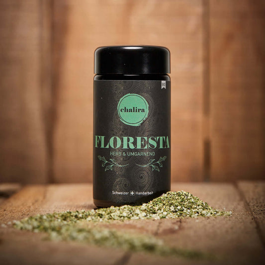 Floresta Kräutersalz Gewürzmischung im Glas