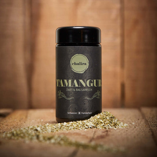 Tamangur Kräutersalz la Pesteda im Glas