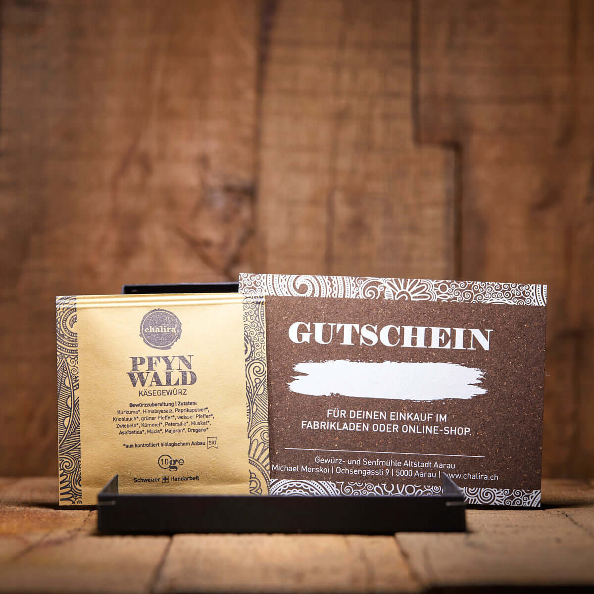 Geschenkgutschein für Gewürze nach Wahl