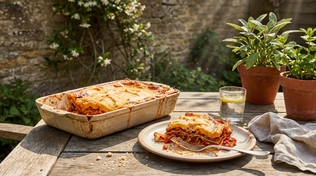 Herzhafte Gemüse-Lasagne