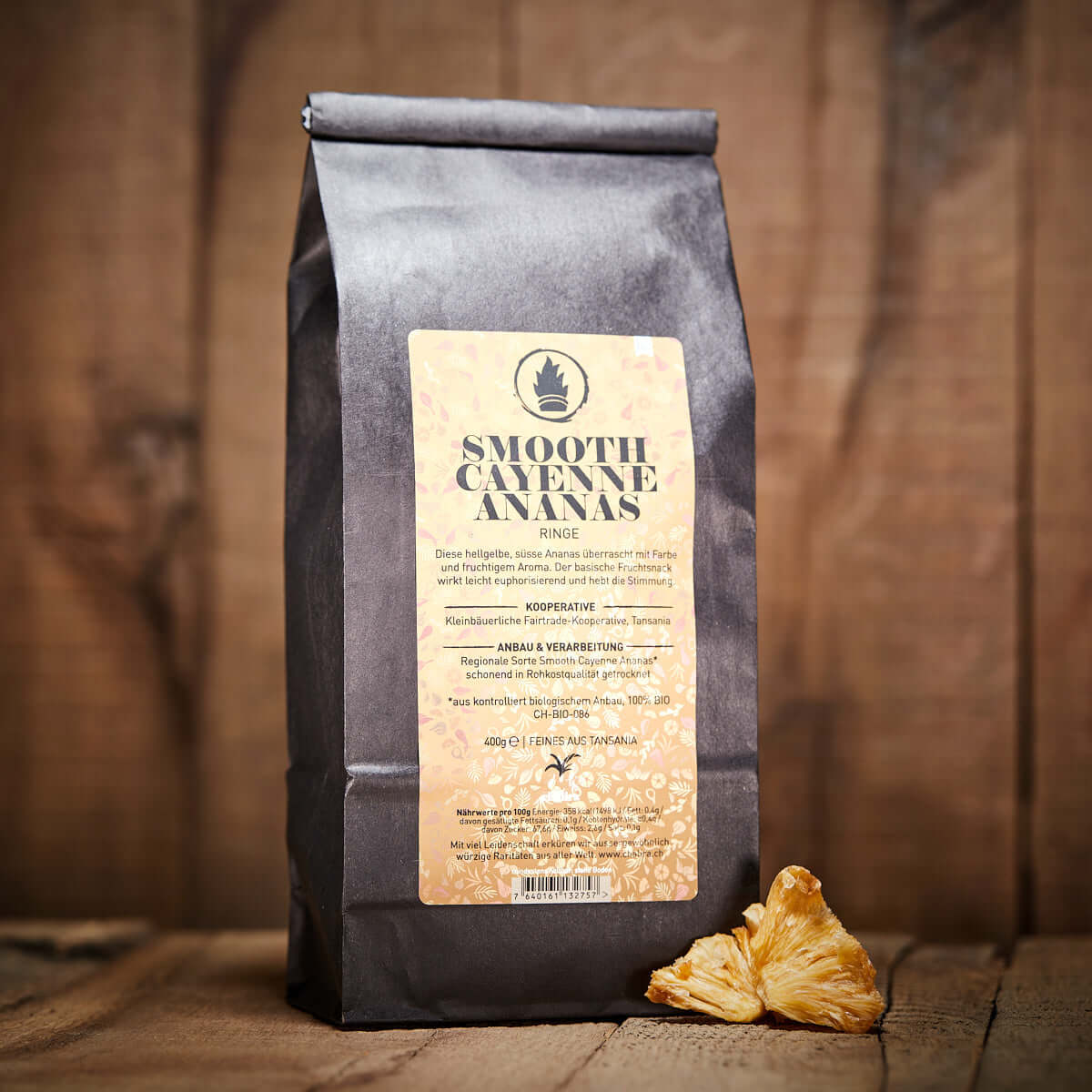 Trockenfrüchte Ananas