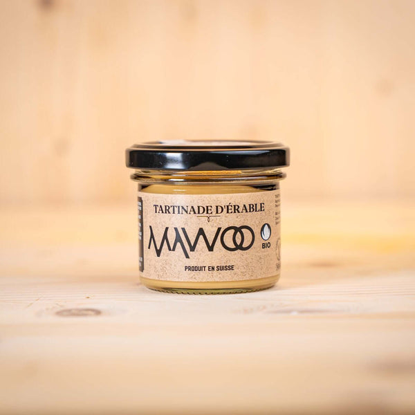 Bio Ahornbutter von Mawoo im Glas 125 g
