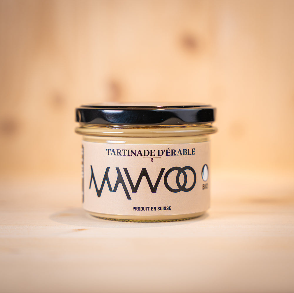 Bio Ahornbutter von Mawoo im Glas