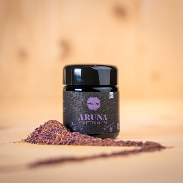 Aruna Violettes Curry Glas klein