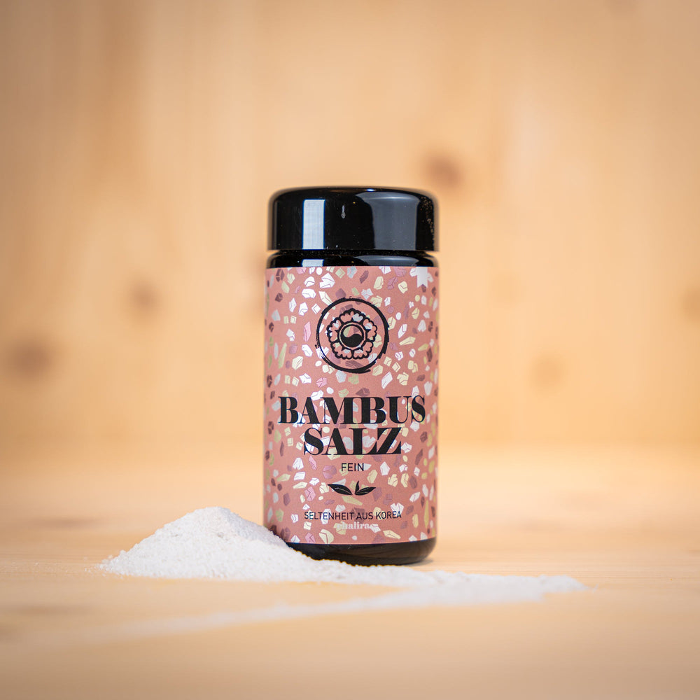 Bambus-Salz fein Glas