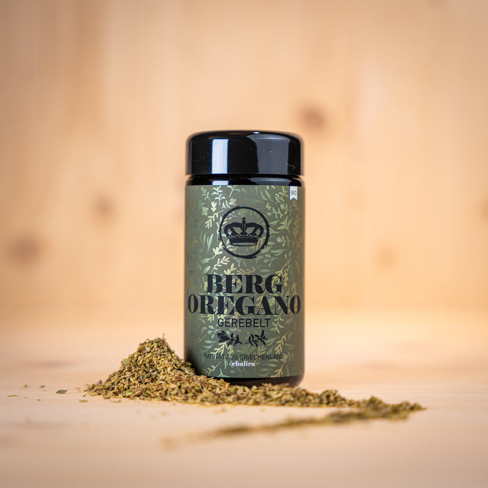 Bergoregano gerebelt Glas