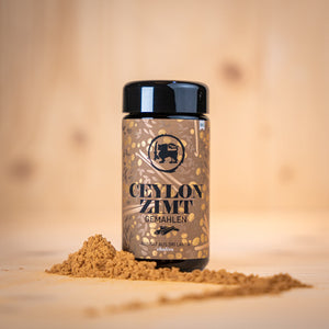 Ceylon-Zimt gemahlen Glas