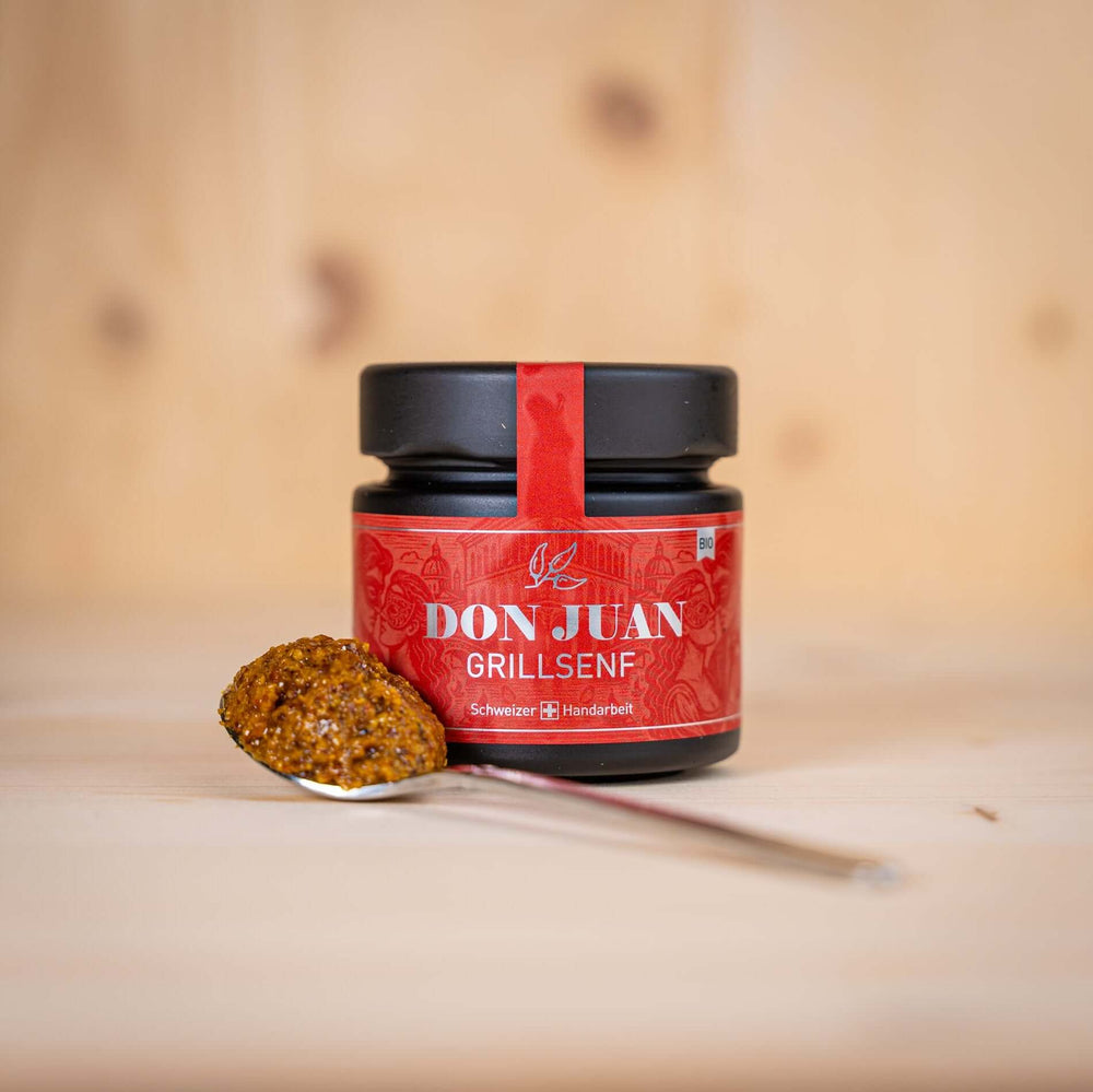 DON JUAN - Grillsenf BIO, scharf & würzig, handgemacht Chalira