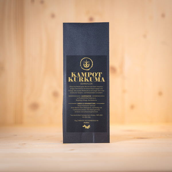 Kampot Kurkuma Nachfüllbeutel für 100 ml Glas