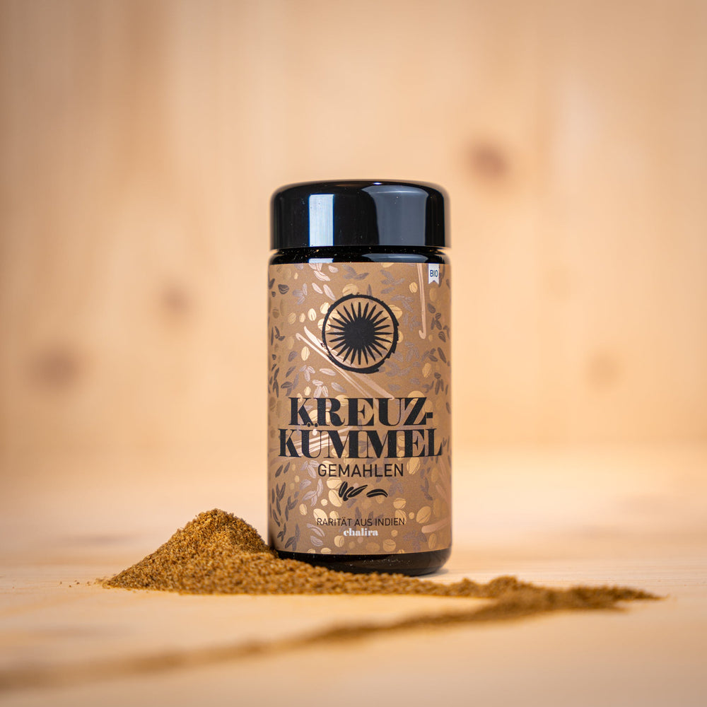 Kreuzkümmel gemahlen Glas