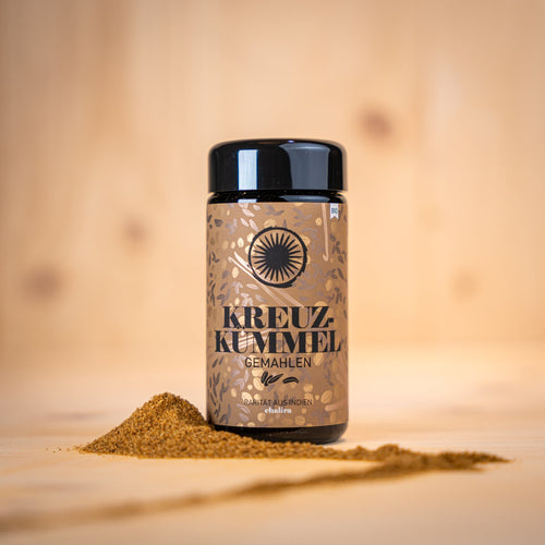 Kreuzkümmel gemahlen Glas