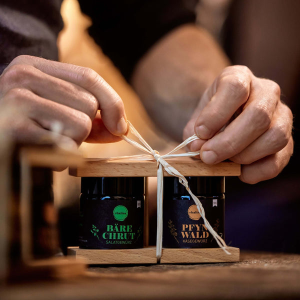 Geschenkset mit Liebe gebunden