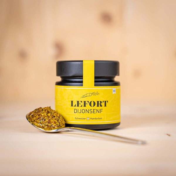 Lefort Dijonsenf Glas