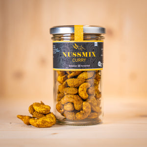 Nussmix Curry Glas