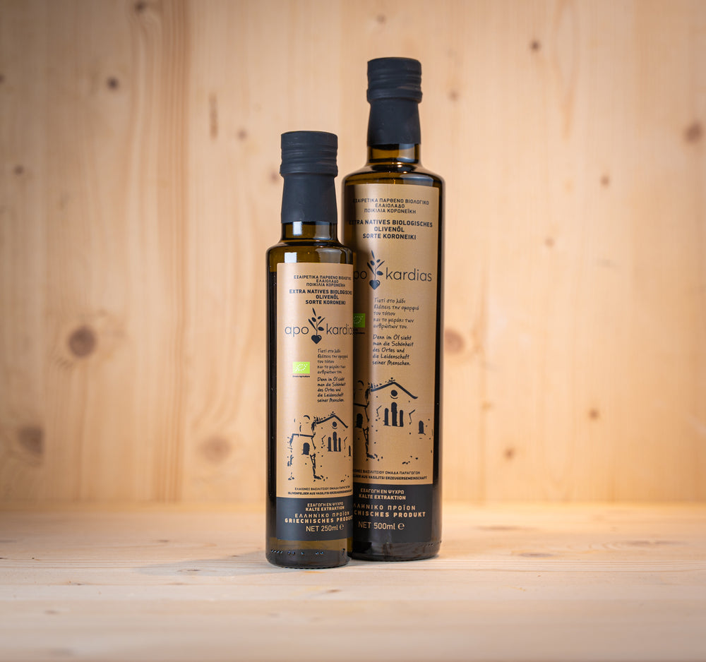 OLIVENÖL APOKARDIAS BIO - aus Griechenland zwei Flaschen