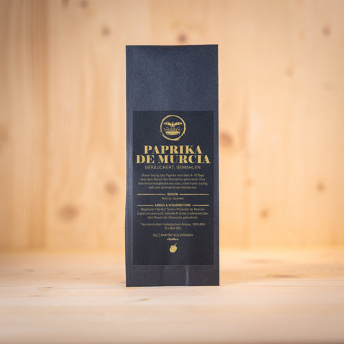 PAPRIKA "DE MURCIA" geräuchert - aus Spanien BIO, ideal für Eintöpfe mit feinen Raucharomen.