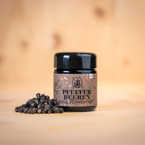 Pfefferbeeren ganz, fermentiert Glas