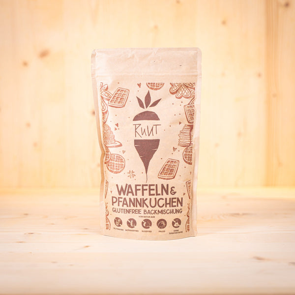 RuuT Waffeln und Pfannkuchen Glutenfreie Backmischung 300 Gramm Beutel