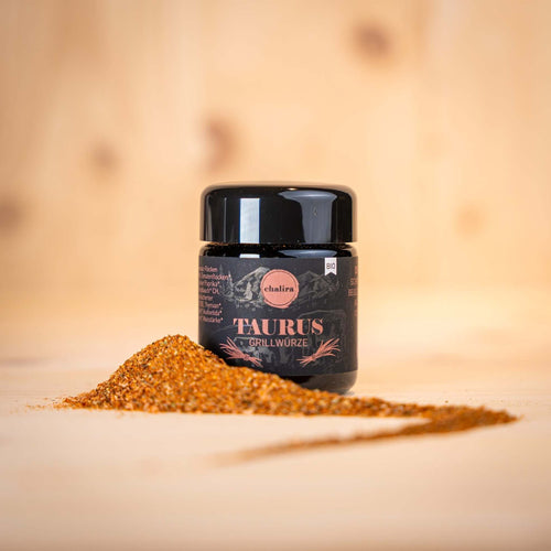 Geschenkset Pirschgang BIO mit Taurus Grillwürze, ideal für Grillliebhaber, bio geschenkset grillgewürze.