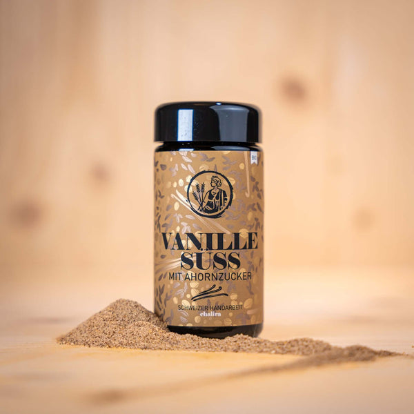 Vanille-Süss mit Ahornzucker Glas