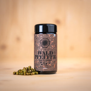 Waldpfeffer ganz, grün Glas