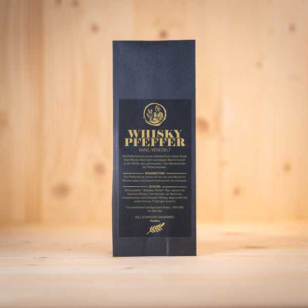 Whisky-Pfeffer Nachfüllbeutel für 100 ml Glas