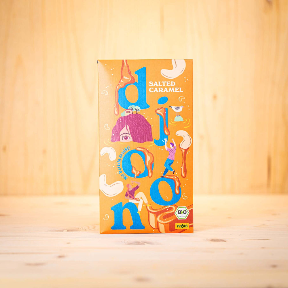 djoon BIO Dattelschokolade Tafel Salted Caramel 