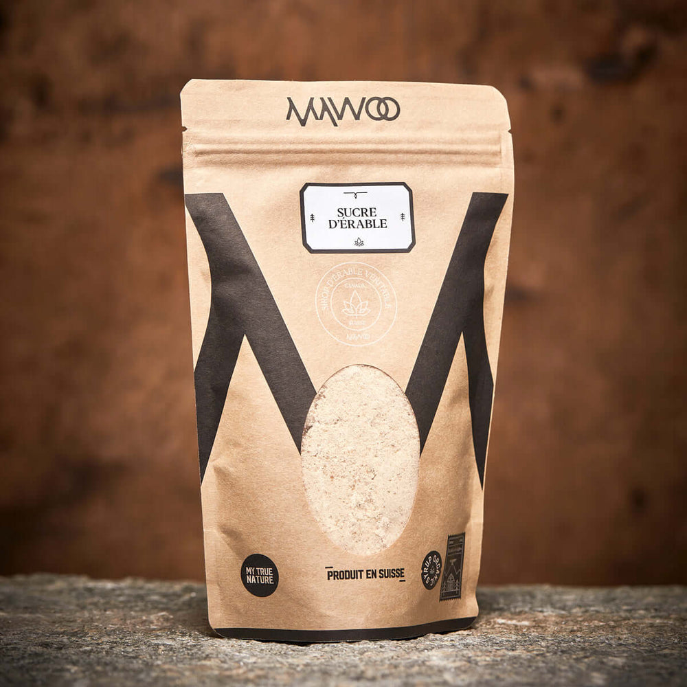 Ahornzucker Bio von Mawoo im Beutel