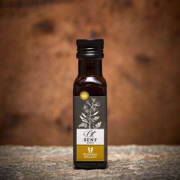 Senföl Ölmühle Solling kleine Flasche